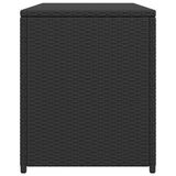 vidaXL Tuinbox 120x50x60 cm poly rattan zwart