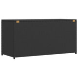 vidaXL Tuinbox 120x50x60 cm poly rattan zwart