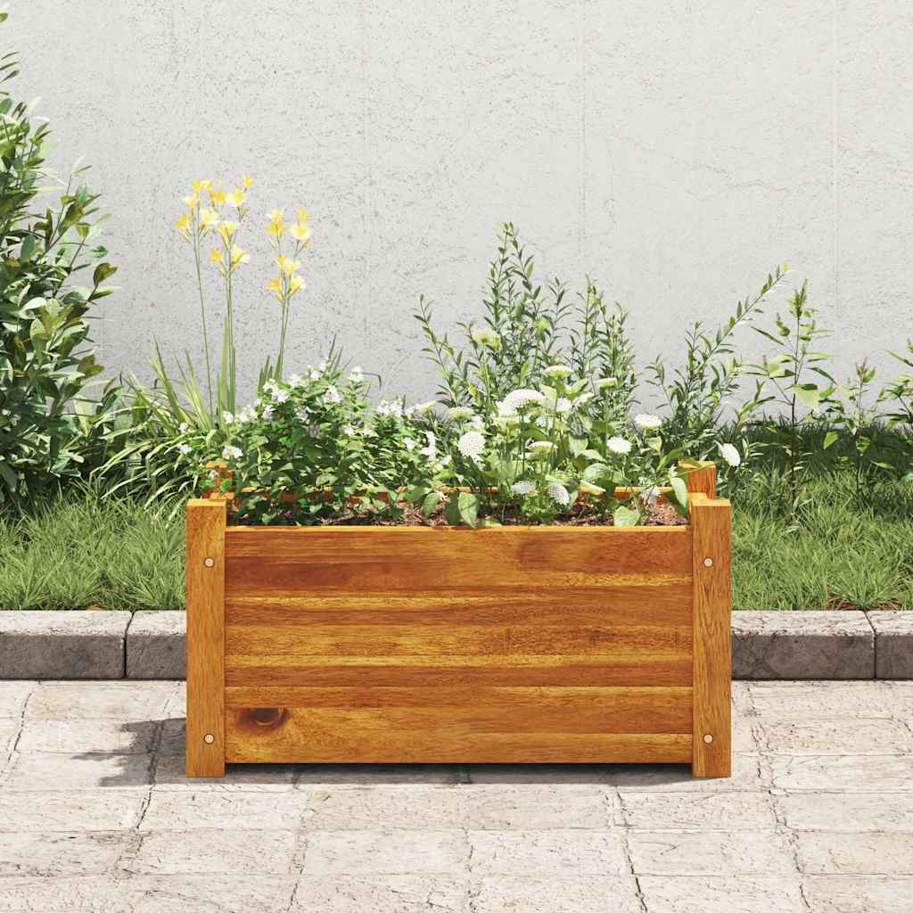 vidaXL Raised Planter 50x25x25 cm acacia wood