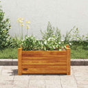 vidaXL Raised Planter 50x25x25 cm acacia wood