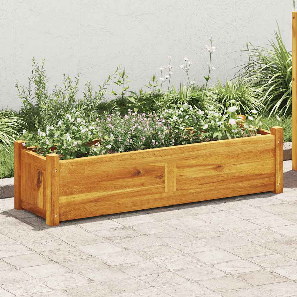 vidaXL Raised Planter 50x25x25 cm acacia wood