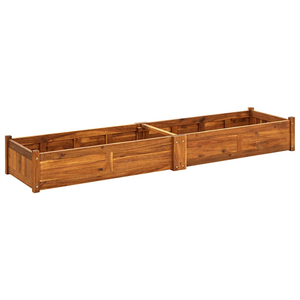 vidaXL Raised Planter 50x25x25 cm acacia wood