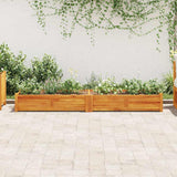 vidaXL Raised Planter 50x25x25 cm acacia wood