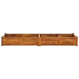vidaXL Raised Planter 50x25x25 cm acacia wood