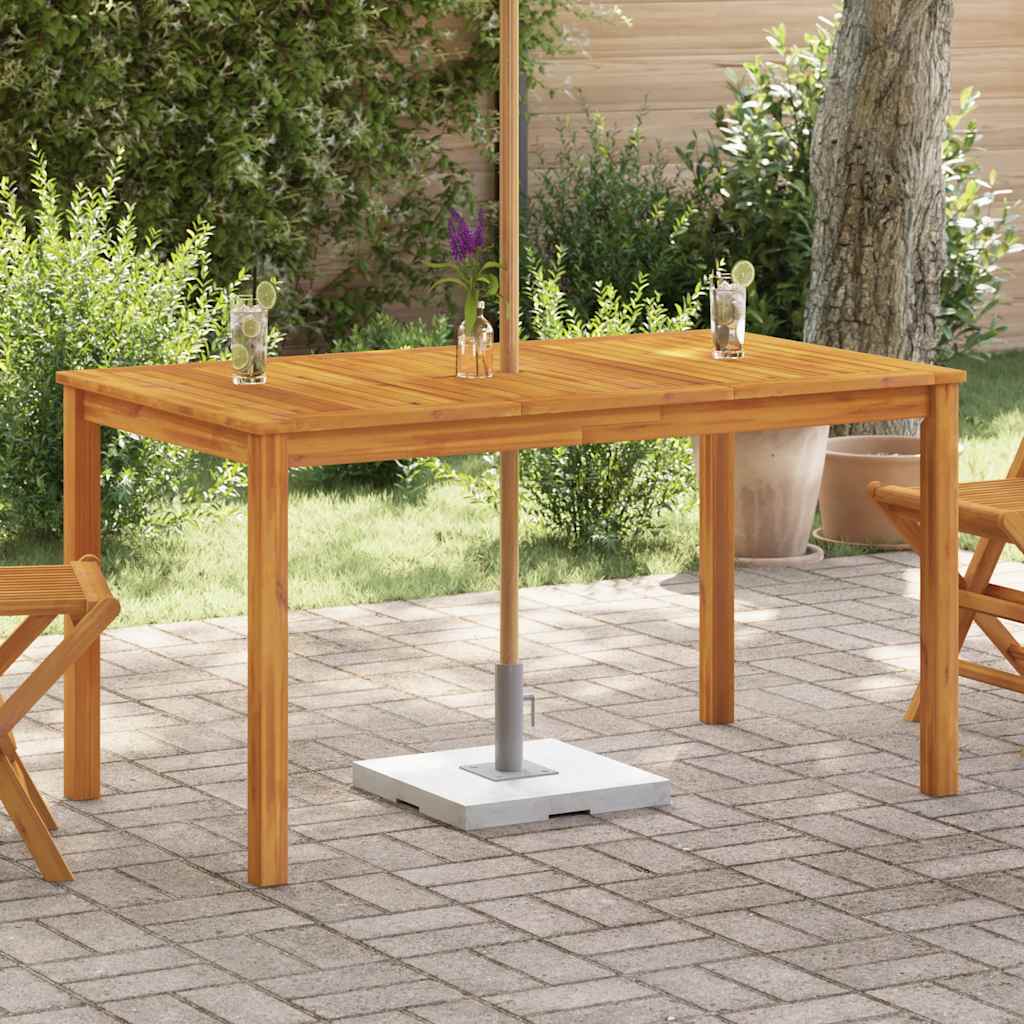 vidaXL Tuintafel 110x55x75 cm massief acaciahout