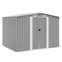 vidaXL Tuinberging 257x205x178 cm metaal grijs