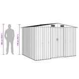 vidaXL Tuinberging 257x205x178 cm metaal grijs