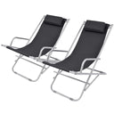 vidaXL Klapstoelen 2 st acier vert