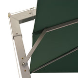 vidaXL Zweefparasol met aluminium paal 300x300 cm groen