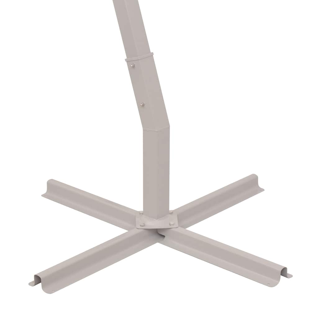 vidaXL Zweefparasol met aluminium paal 300x300 cm groen