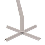 vidaXL Zweefparasol met aluminium paal 300x300 cm groen