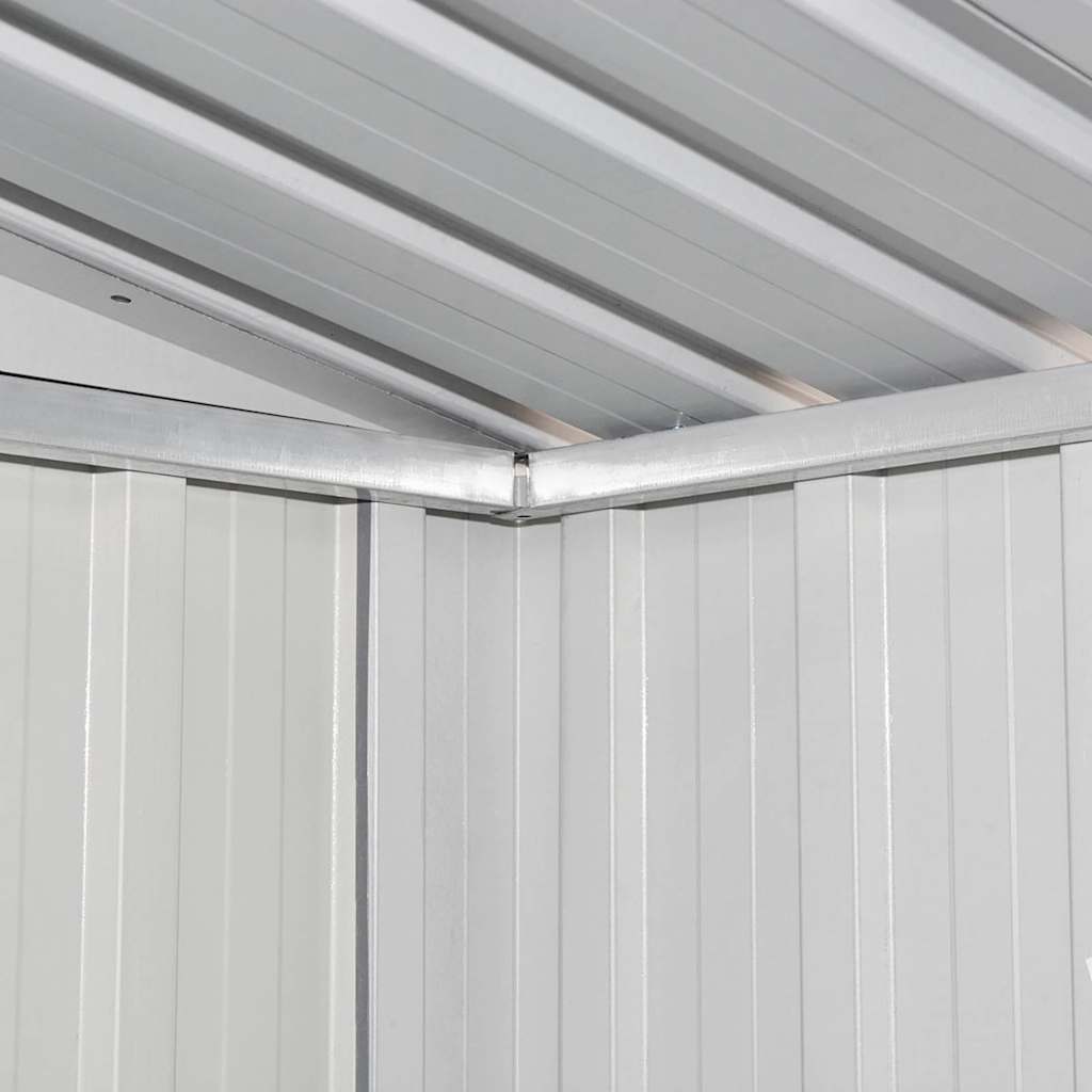 vidaXL Garden Shed Metal Green