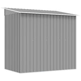 vidaXL Garden Shed Metal Green