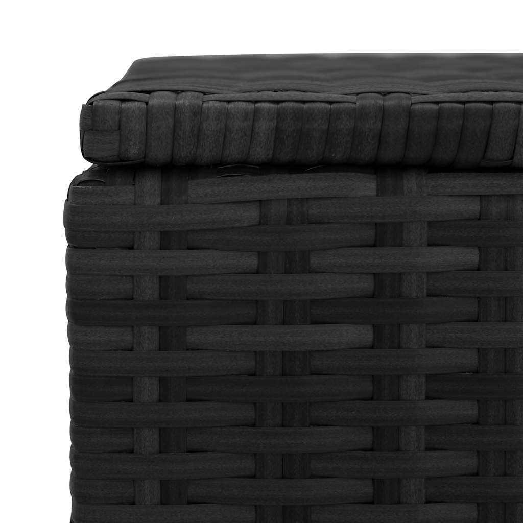 vidaXL Tuinbox 150x50x60 cm poly rattan zwart