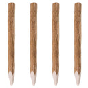 vidaXL Fence Posts with Point 4 pcs 90 cm Hazelwood