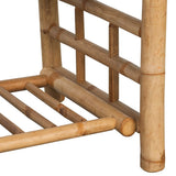 vidaXL 4-delige Loungeset met kussens bamboe