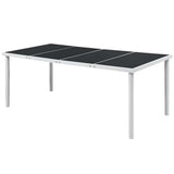 vidaXL 9-delige Tuinset staal zwart