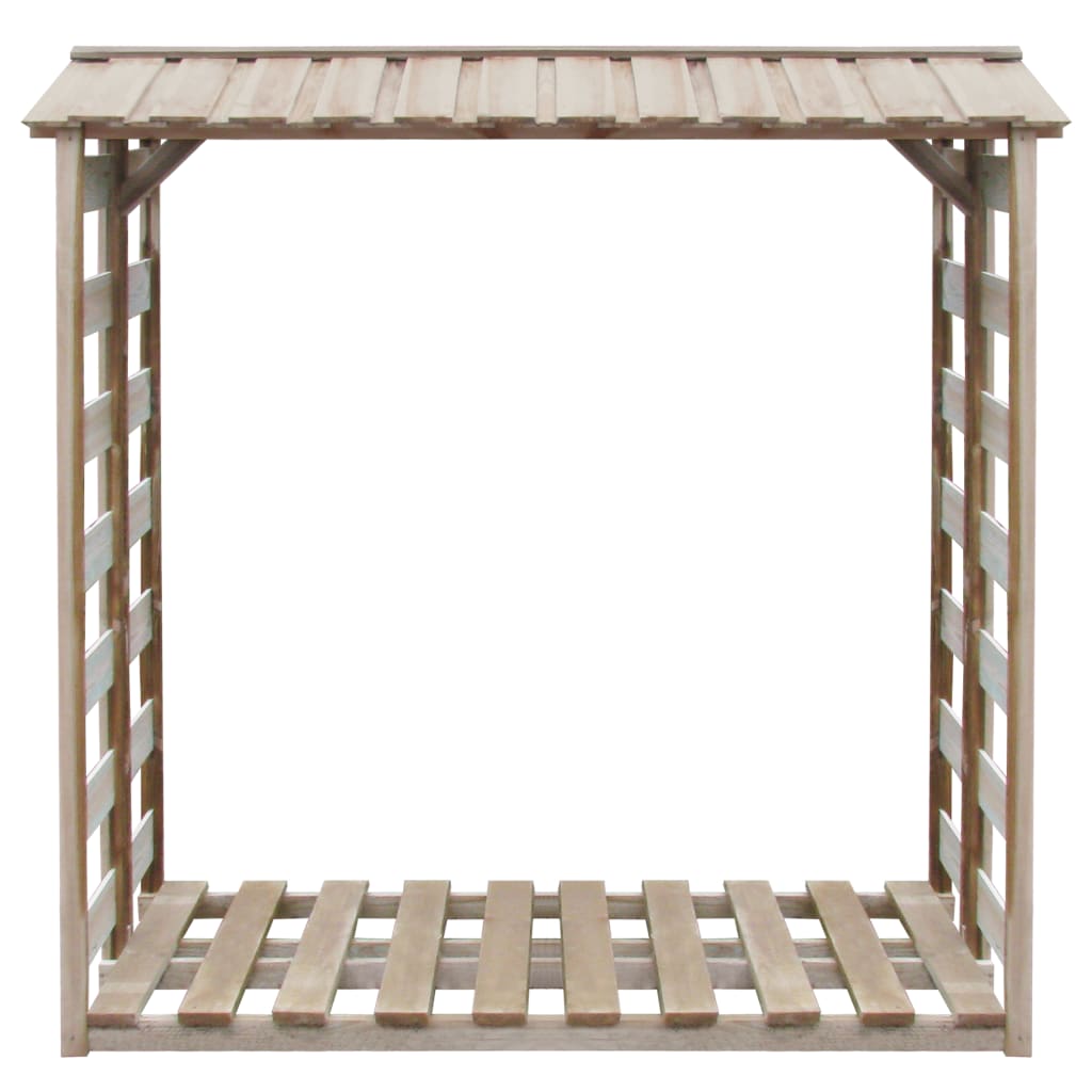 vidaXL Log Storage 150x90x176 cm Impregnated Pinewood