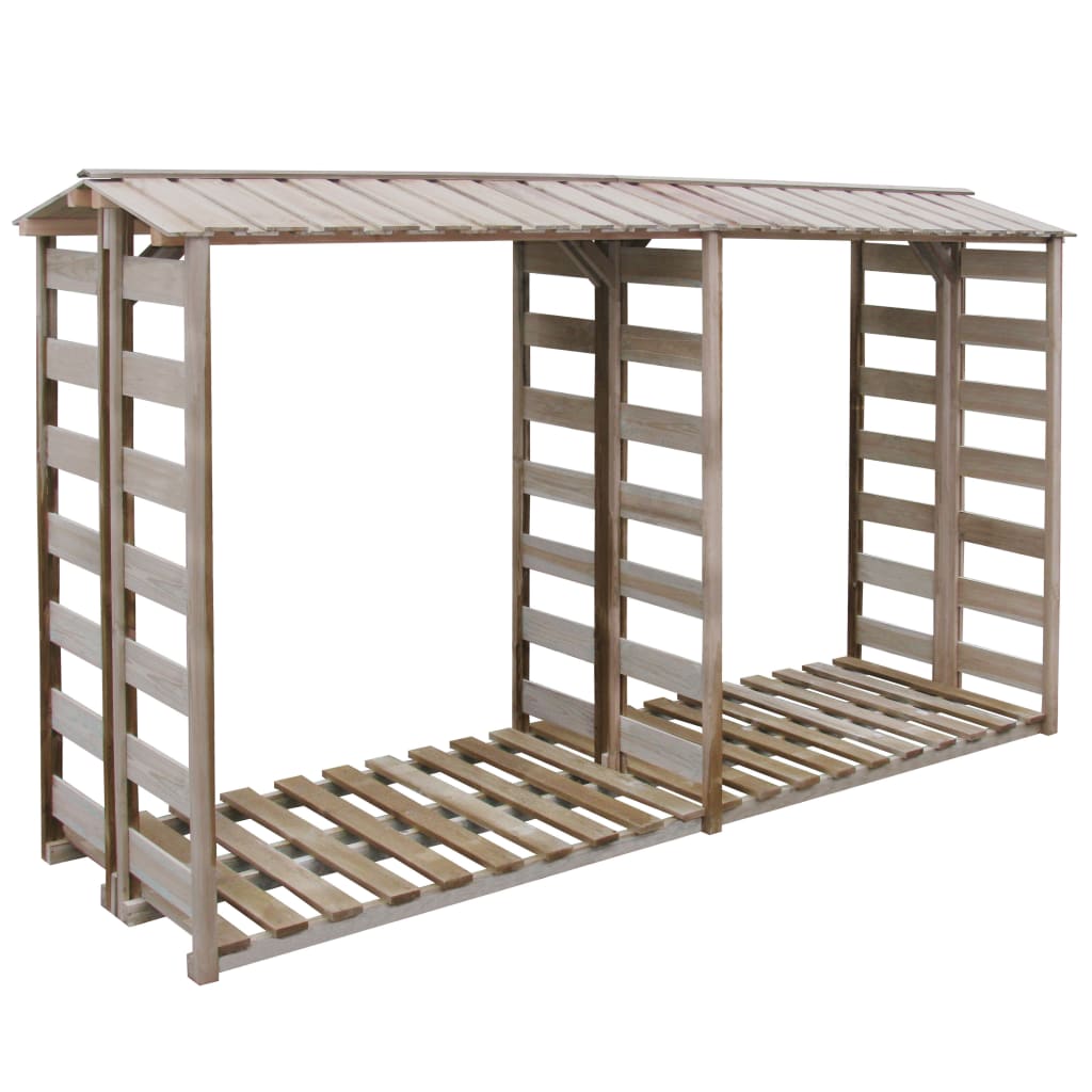 vidaXL Log Storage 150x90x176 cm Impregnated Pinewood
