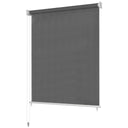 vidaXL Rolgordijn voor buiten 80x230 cm HDPE crème jaune