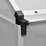 vidaXL Tuinkas 3,46 m² versterkt aluminium