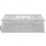 vidaXL Tuinkas 3,46 m² versterkt aluminium