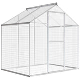 vidaXL Aviary 178x242x192 cm aluminium