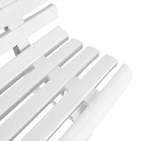 vidaXl Tuinbank 145,5 cm kunststof wit