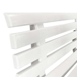 vidaXl Tuinbank 145,5 cm kunststof wit