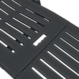 vidaXL Sun Lounger with Footrest Plastic White