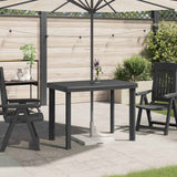 vidaXL Tuintafel 101x68x72 cm kunststof wit