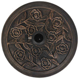 vidaXL Half-Round Parasol Base 9 kg Resin Bronze-Coloured
