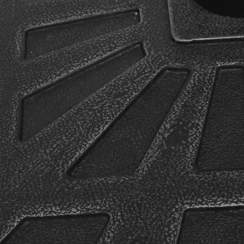 vidaXL Parasol Base Square 19 kg Resin Black