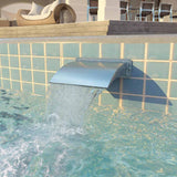 vidaXL Pool Fountain 30x9x26 cm Stainless Steel Silver