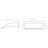 vidaXL Pool Fountain 30x9x26 cm Stainless Steel Silver