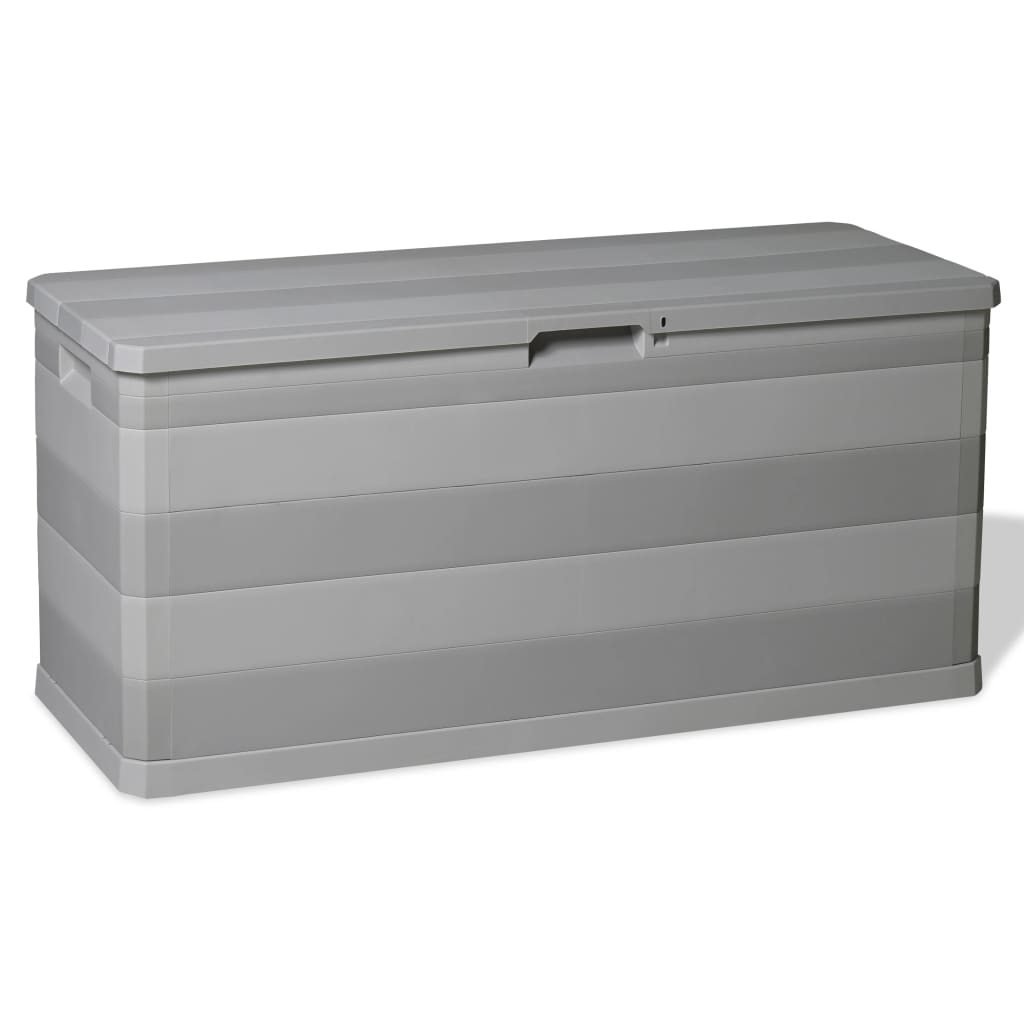 vidaXL Tuinbox 117x45x56 cm zwart