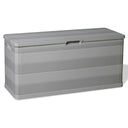 vidaXL Tuinbox 117x45x56 cm zwart