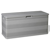vidaXL Tuinbox 117x45x56 cm zwart