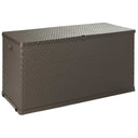 vidaXL Tuinbox 120x56x63 cm polypropeen rattan bruin