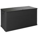 vidaXL Tuinbox 120x56x63 cm polypropeen rattan bruin