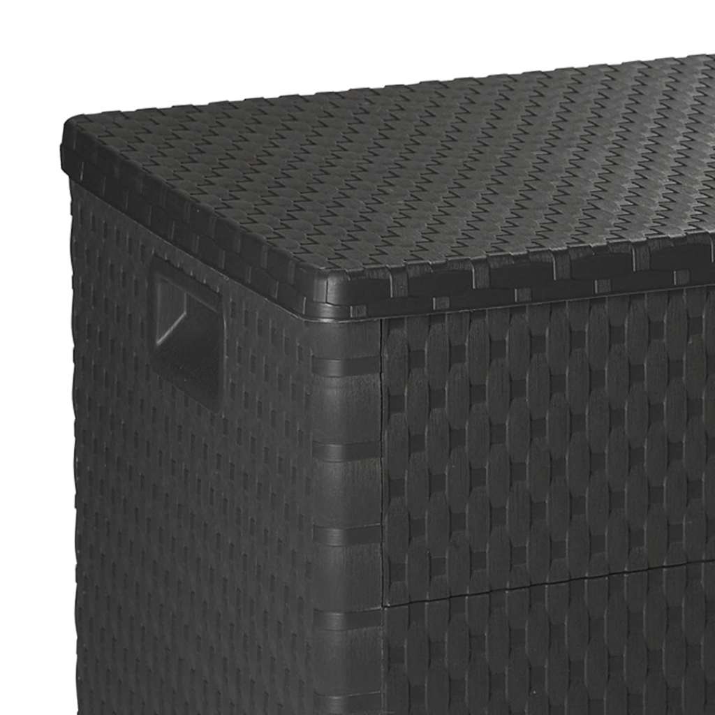 vidaXL Tuinbox 120x56x63 cm polypropeen rattan bruin