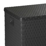 vidaXL Tuinbox 120x56x63 cm polypropeen rattan bruin