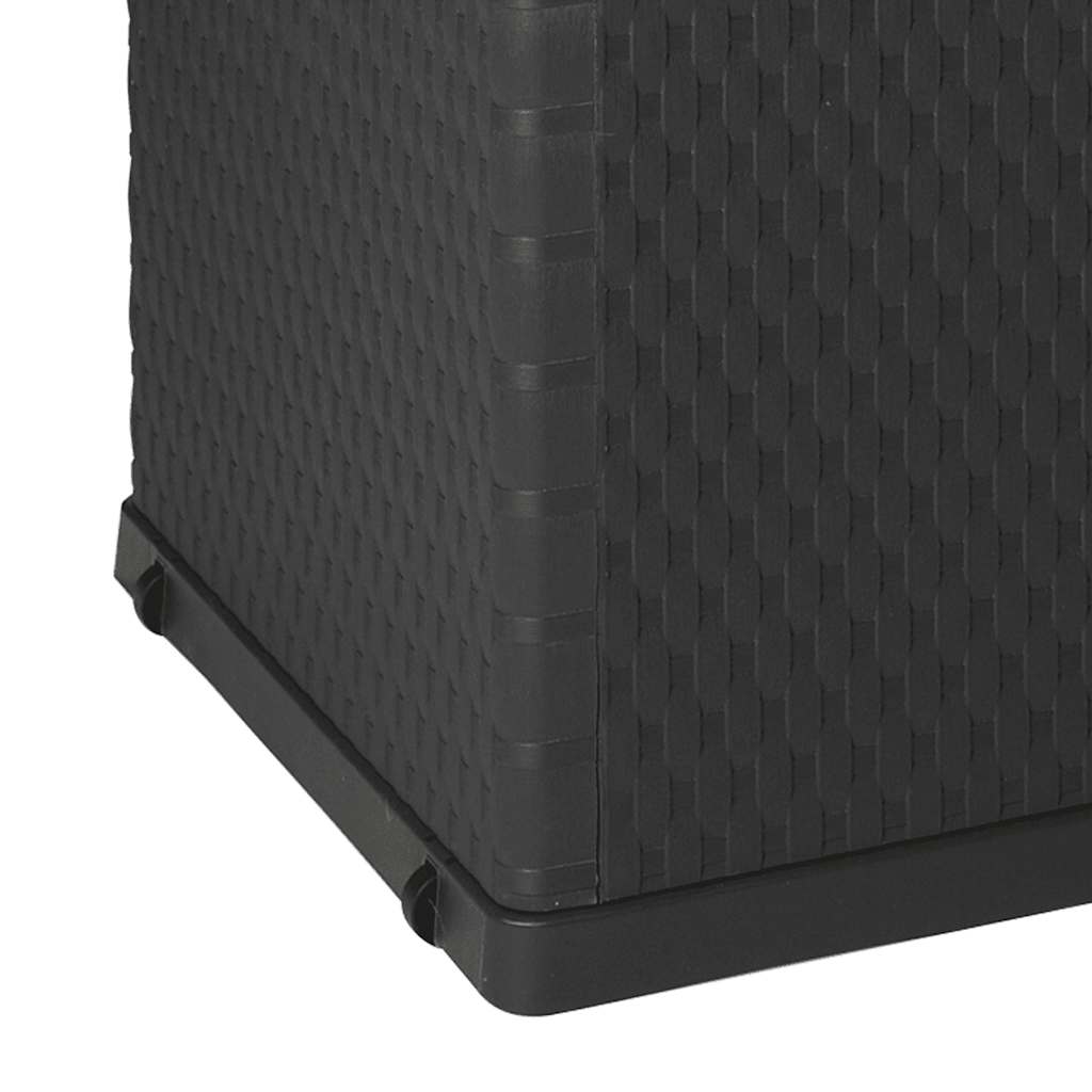vidaXL Tuinbox 120x56x63 cm polypropeen rattan bruin