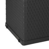 vidaXL Tuinbox 120x56x63 cm polypropeen rattan bruin