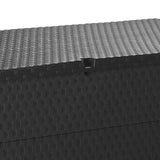 vidaXL Tuinbox 120x56x63 cm polypropeen rattan bruin