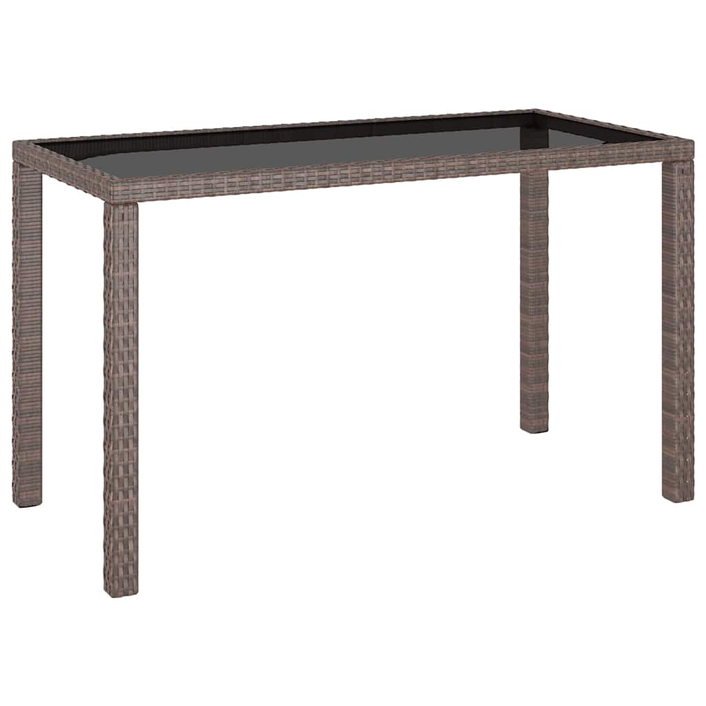 vidaXL 6-delige Tuinset met kussens poly rattan zwart