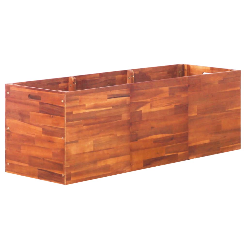 vidaXL Plantenbak verhoogd 200x50x50 cm acaciahout