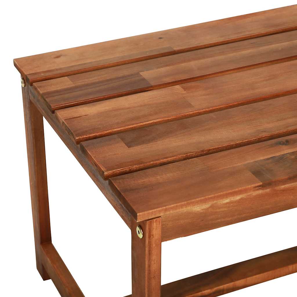 vidaXL 4-delige Loungeset massief acaciahout