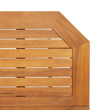 vidaXL Bistro Table 90x50x75 cm Solid Acacia Wood