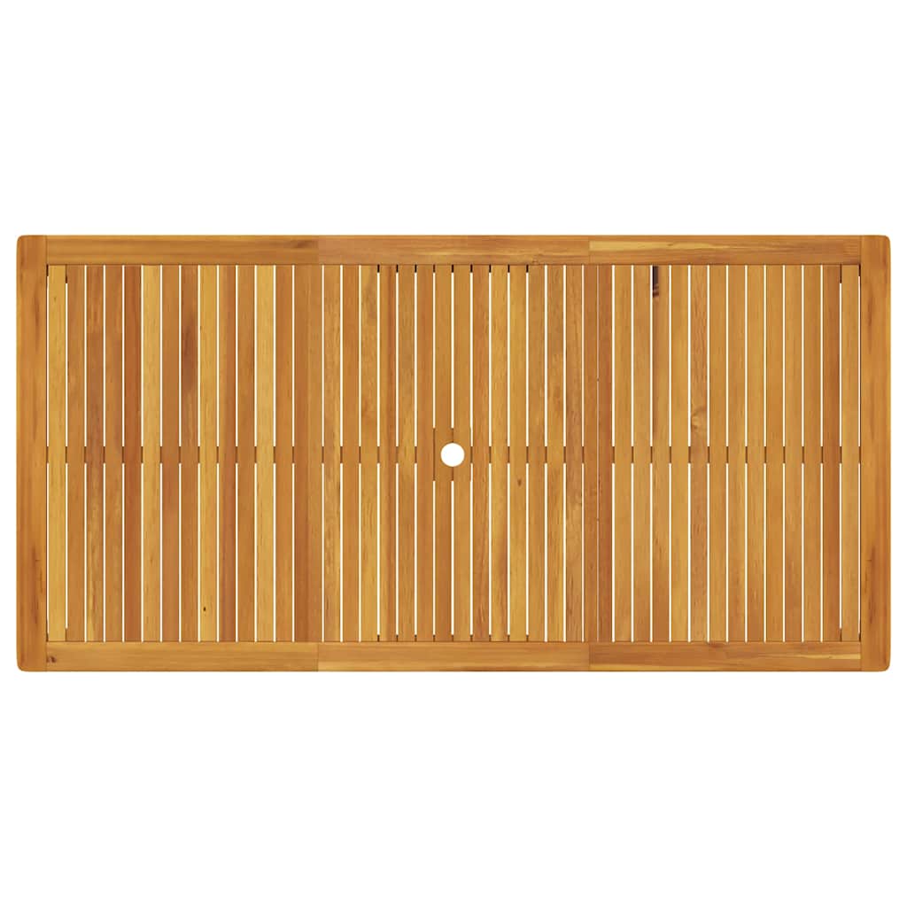vidaXL Tuintafel 110x55x75 cm massief acaciahout